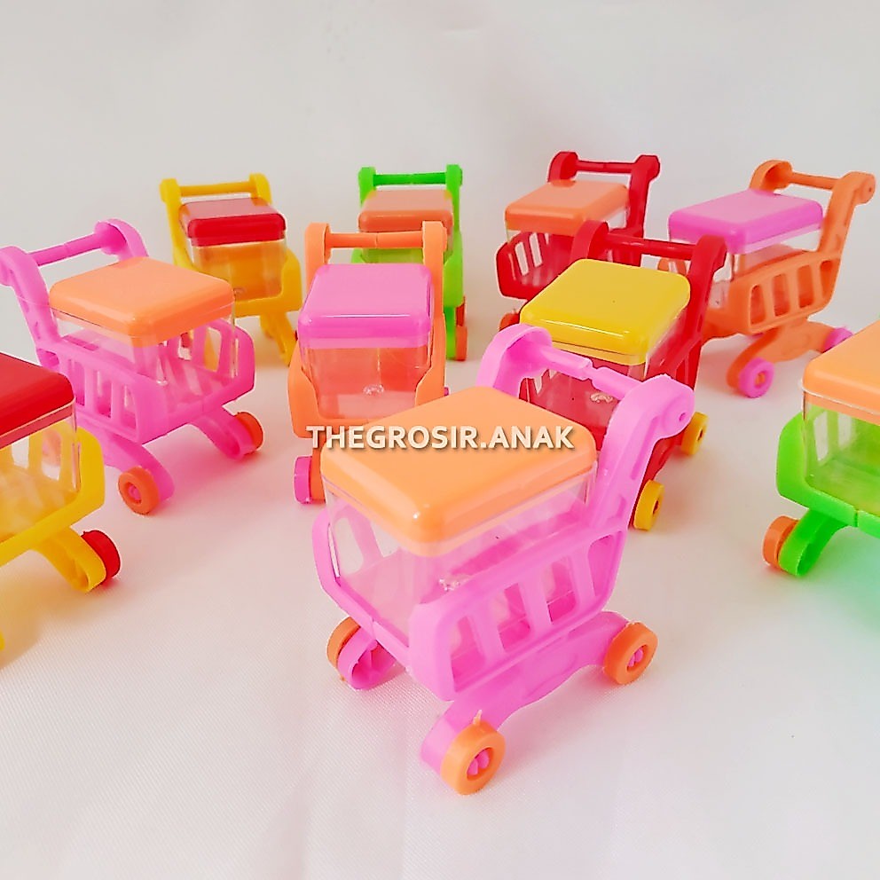 TGA Troli Mini RANDOM Mainan Trolley Belanja Supermarket Boneka