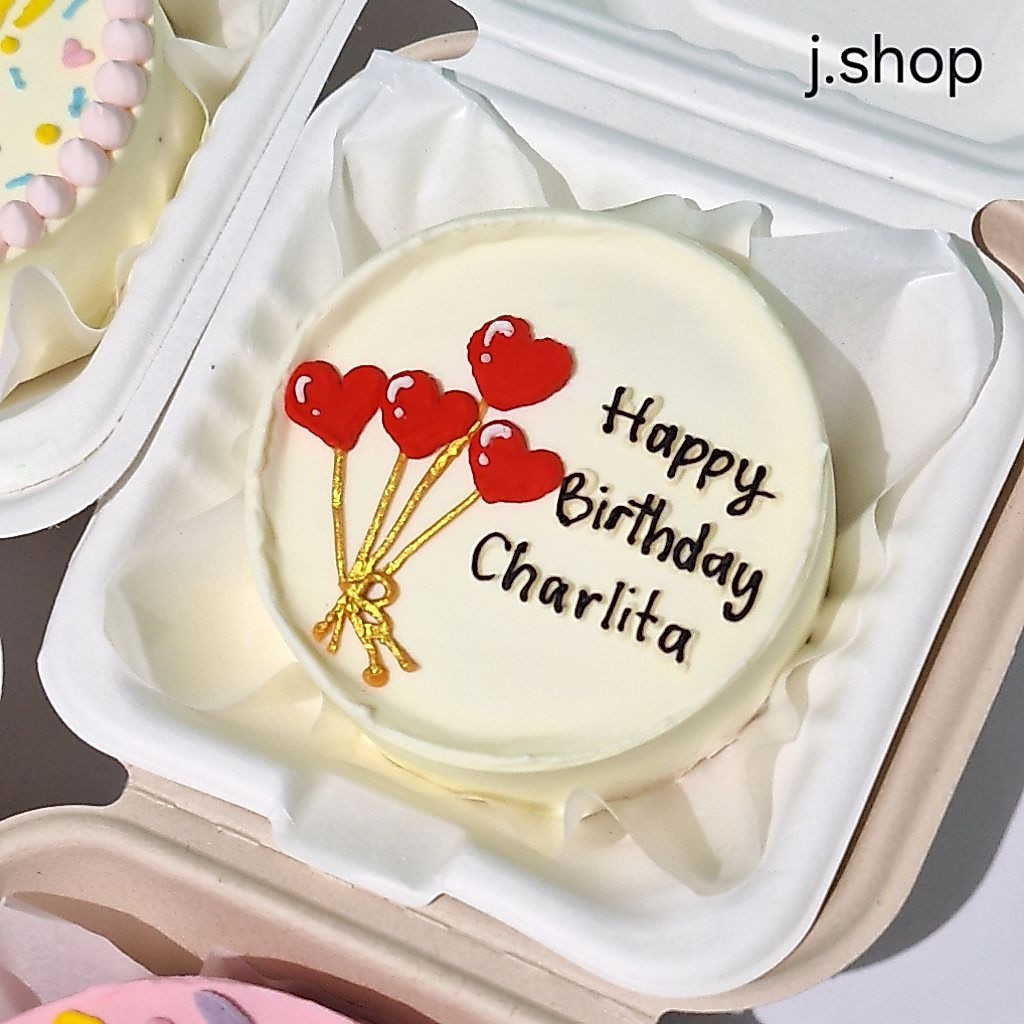 [D10cm] (BISA DADAKAN) BENTO cake jakarta Kue Ulang Tahun Korean Cake Custom Cake Birthday Cake