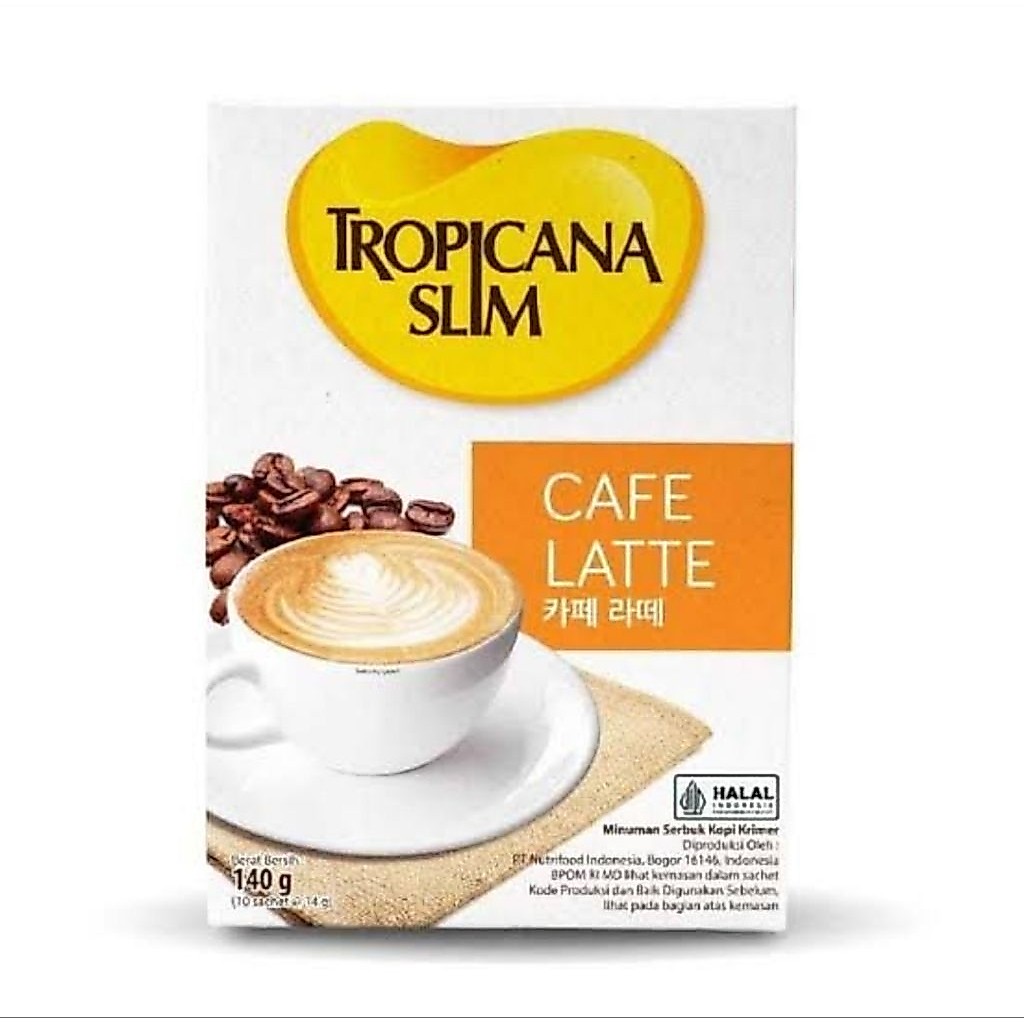 Tropicana Slim Kopi Cappucino Cafe Latte Sachet