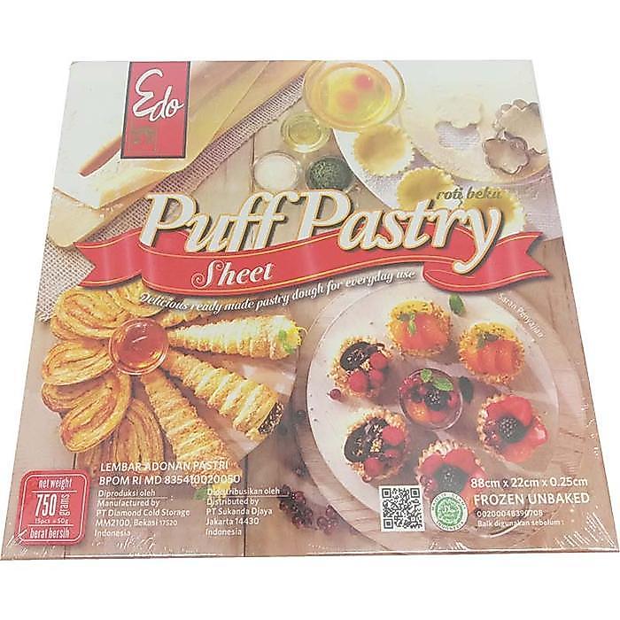 EDO PUFF PASTRY SHEET 750 G SURABAYA