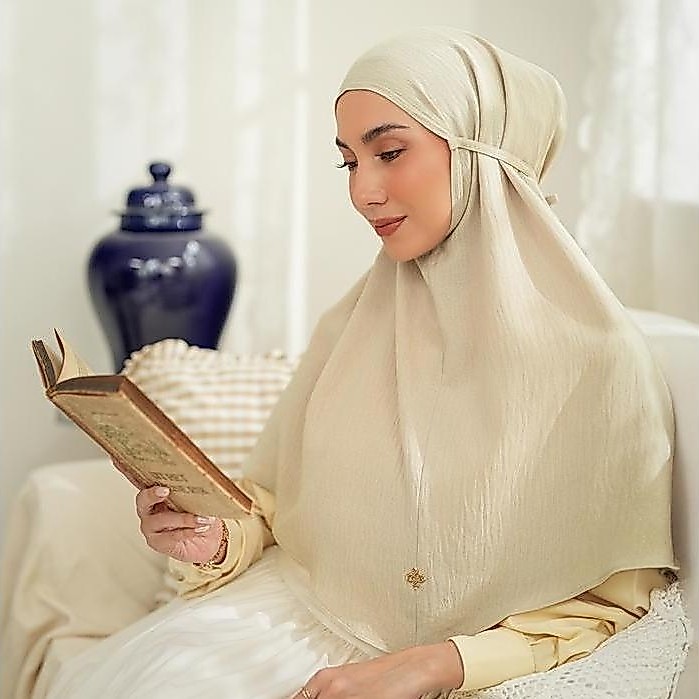 Heaven Lights - Aluna Bergo - Hijab Bergo Polos Wanita *