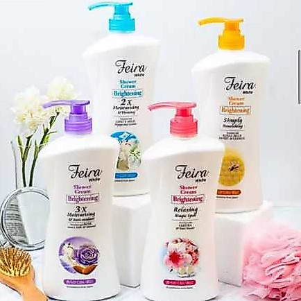PROMO FEIRA WHITE GOAT'S MILK SHOWER CREAM 1000ML