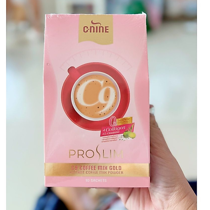 C9 C NINE COFFEE MIX GOLD PROSLIM ISI 10 SACHET ORIGINAL THAILAND