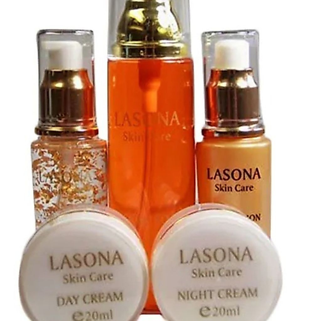 Lasona Skincare Paket Lengkap - Mencerahkan, Memutihkan, Menghaluskan Kulit