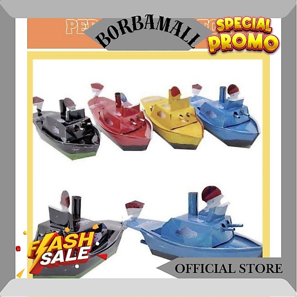 Mainan perahu Otok-otok / mainan perahu jadul / mainan kapal anak jadul LW