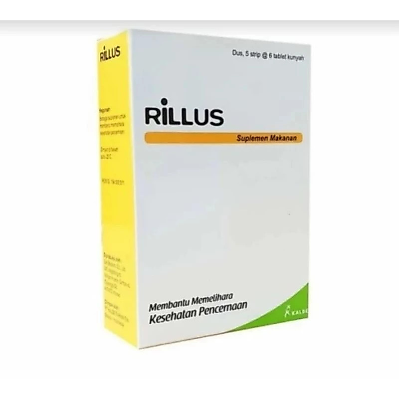 RILLUS TABLET KUNYAH SUPLEMEN PROBIOTIK