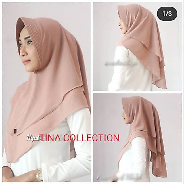 SERUTI MINI 2 LAYER/SERUTI ANTEM/BERGO SERUTI/HIJAB SERUTI