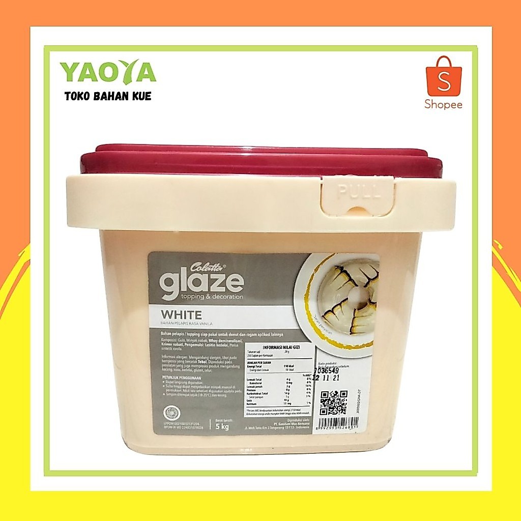 COLATTA GLAZE 5KG WHITE