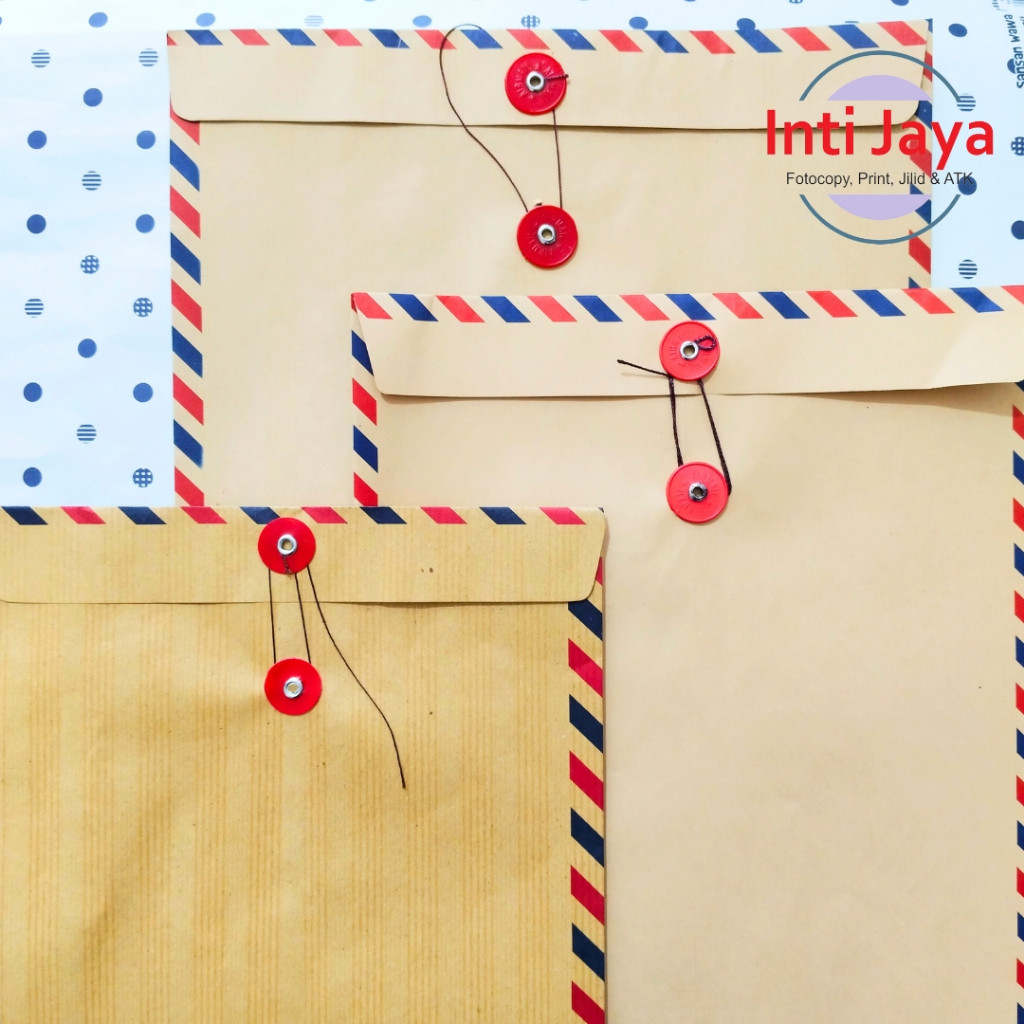 Amplop Map Coklat Tali Airmail 310 - 311 - 312