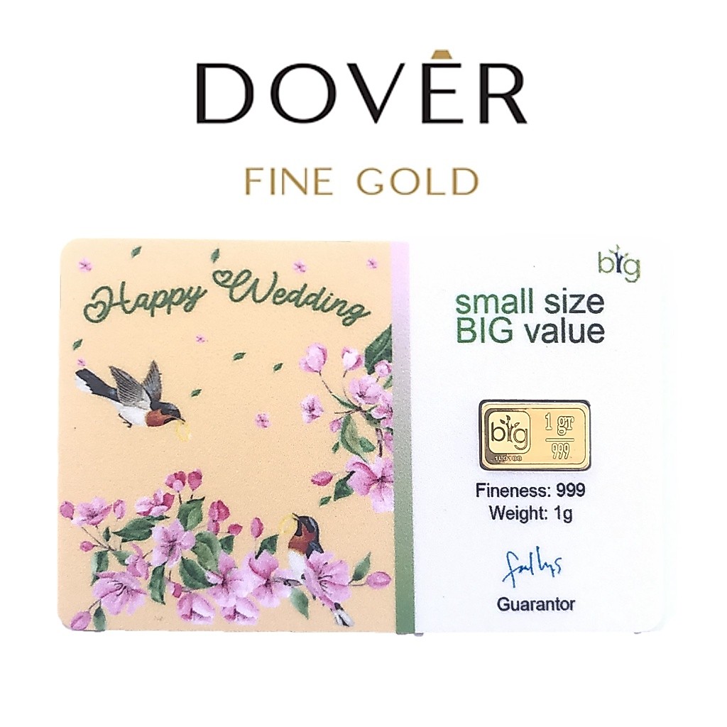 Logam Mulia Emas BIG GOLD 1 gram BIG GOLD Edisi PVC