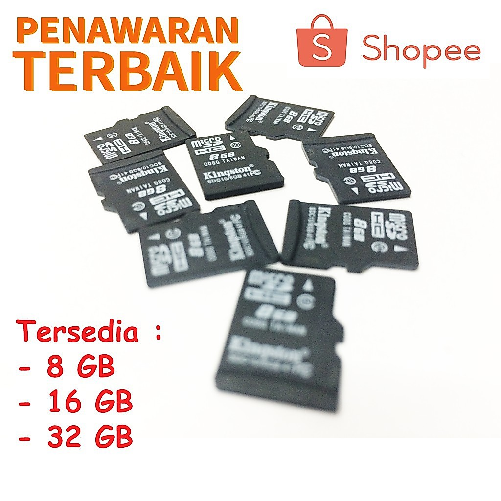 Memory Card SD HC Micro SD Kartu Memori MicroSD 8GB/16GB/ 32GB