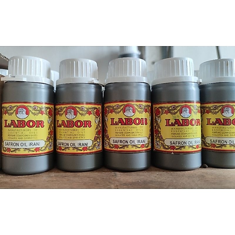 LABOR - SAFRON OIL IRANI 100 GRAM | Bibit parfum murni original pabrik -  Zafaron Merah Red