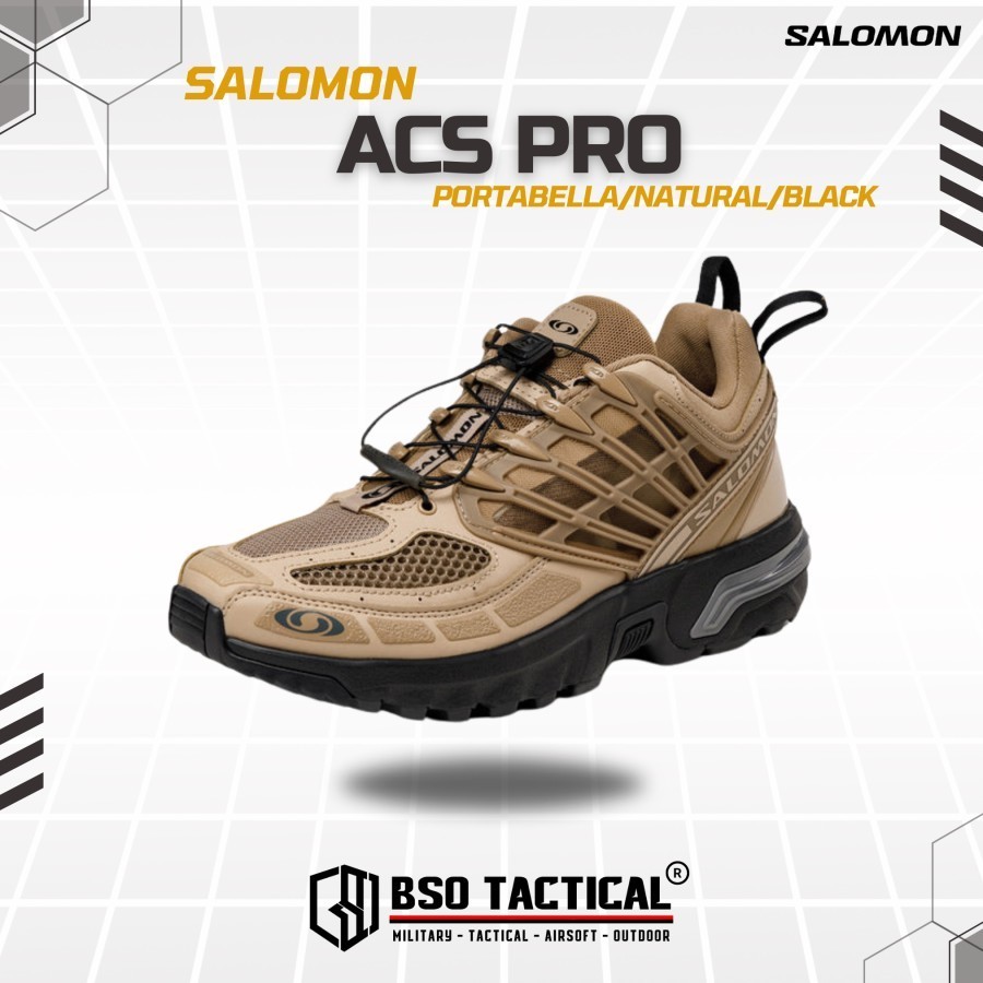 Salomon ACS Pro Outdoor All Terrain Hiking Shoes ORIGINAL     Berkualitas