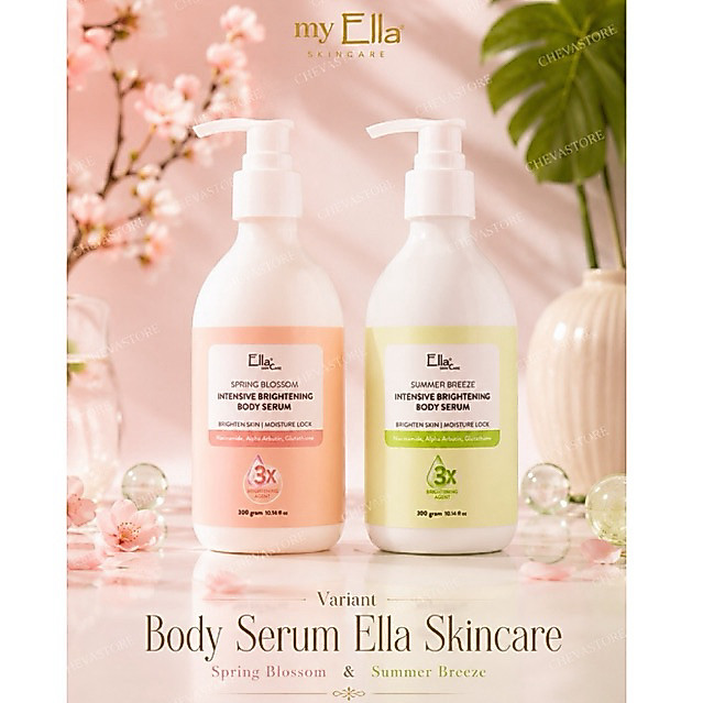Intensive brightening body serum Ella Skincare Semua Jenis Kulit Ella skincare