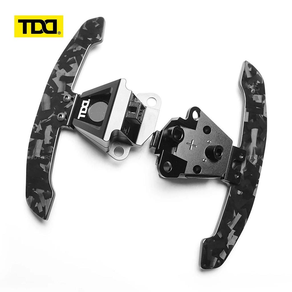 TDD Glossy / Matte Carbon Fiber Magnetic Paddle Shifters For Toyota 86 BRZ Sport Lexus IS NX RC 200 