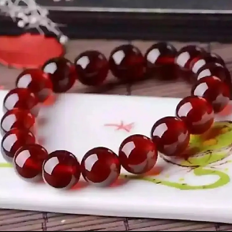 Gelang Batu Giok Merah