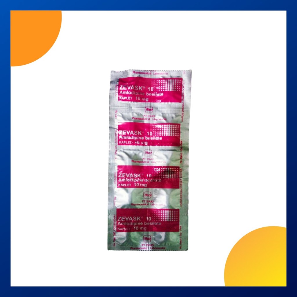 ZEVASK 10 10 MG 1 STRIP @ 10 KAPLET