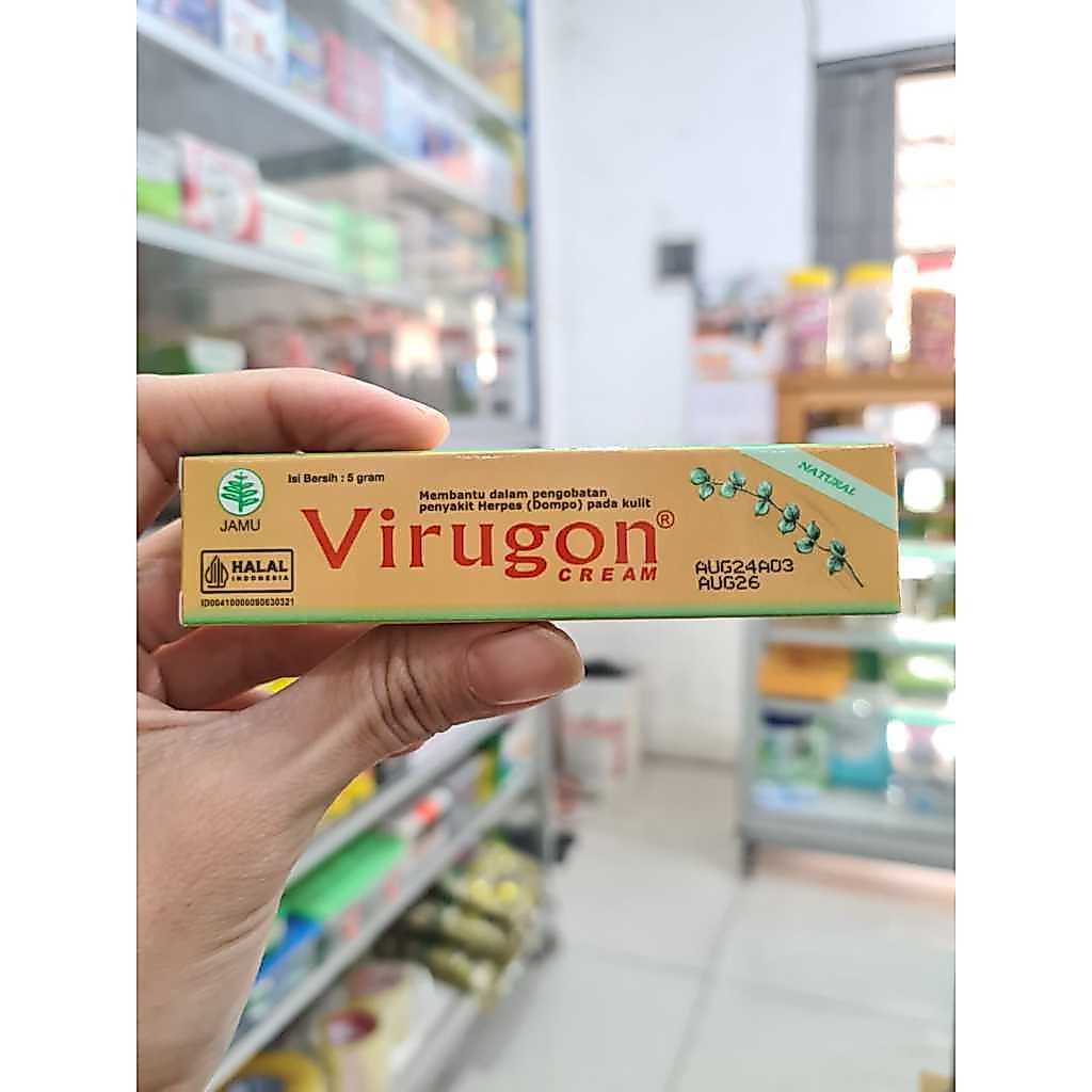 VIRUGON CREAM 5GR SALEP HERPES DOMPO KULIT