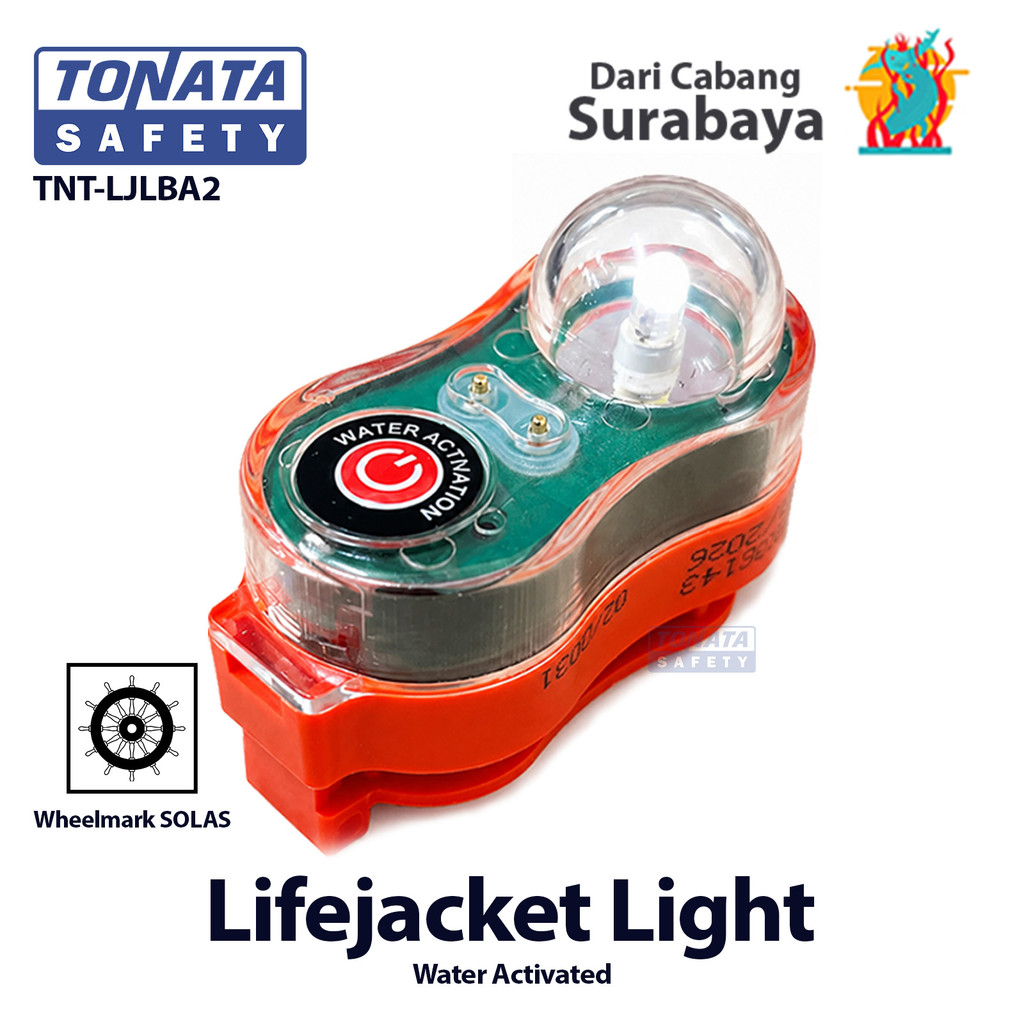 Life Jacket Light Lithium Battery / Lampu Jaket Pelampung Keselamatan Laut / Sea Rescue Indication S
