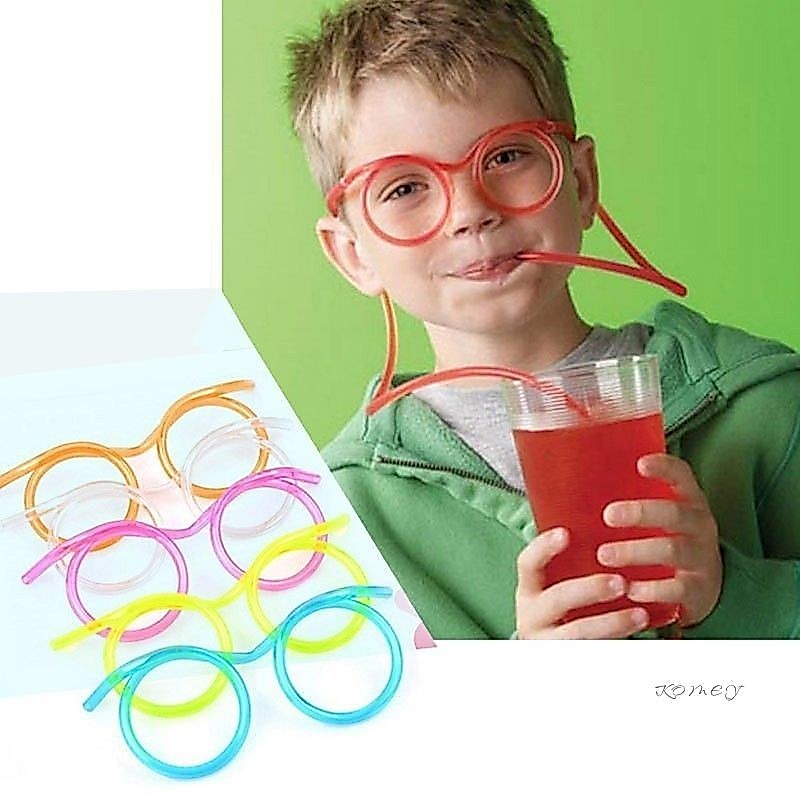 COD sedotan anak dewasa kacamata minum sedotan kacamata sedotan /komey