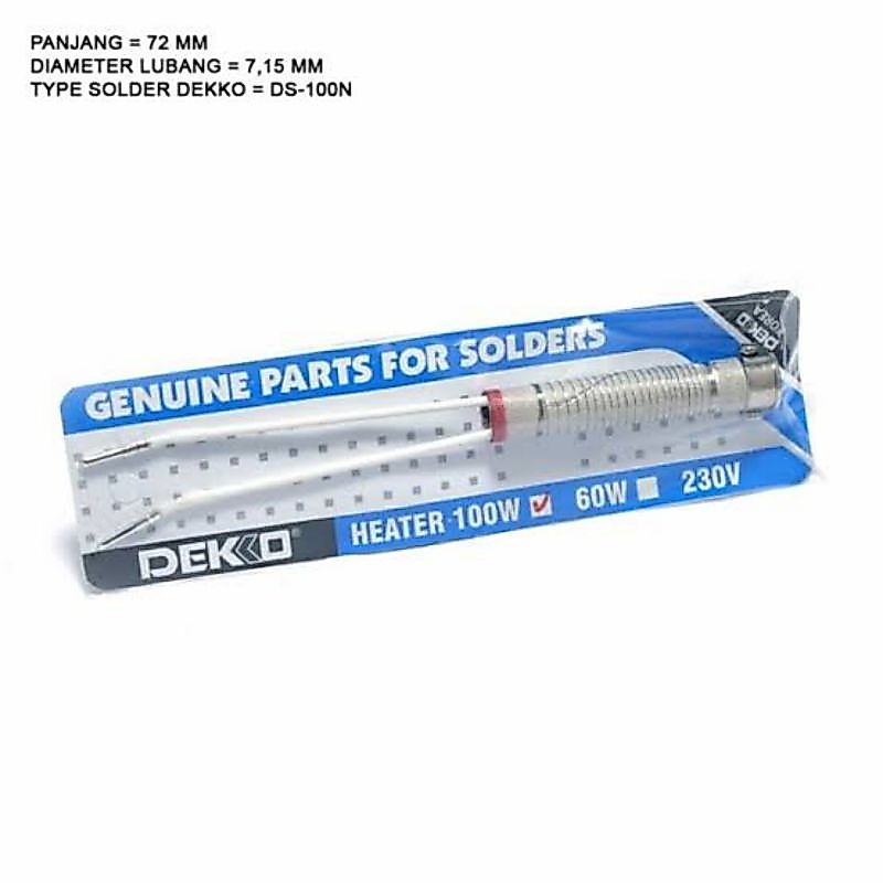 elemen solder dekko 100w elemen solder deko 100 watt element solder 100watt