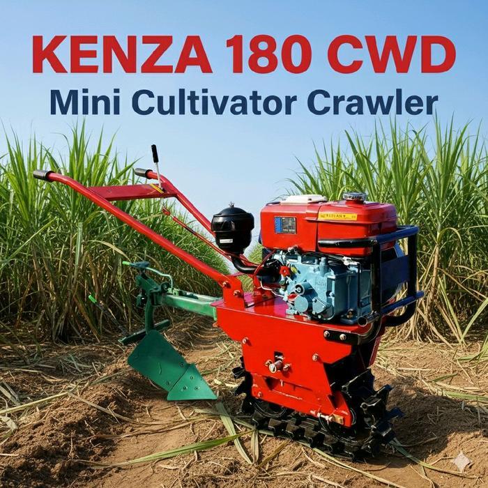 KENZA 180 CWD DIESEL SOLAR / MINI CULTIVATOR RODA TANK DIESEL / TRAKTOR MINI - KENZA 180 CWD