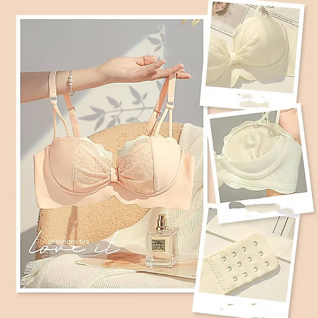 Bra Set BH Push Up Tanpa Kawat Celana Dalam Wanita Sport Korea Bralette