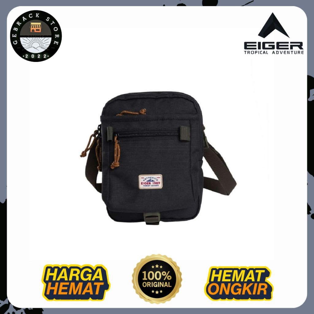 TAS SELEMPANG EIGER PORTEGE VERTICAL POUCH 1A SLINGBAG EIGERAN ORI