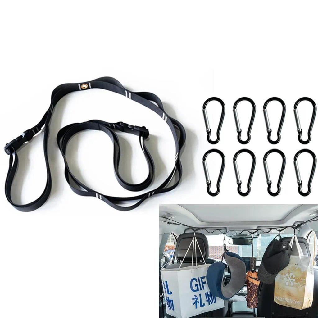 2026 New Car Clothes Hanger Clothesline Clothes storage organization hook for Cars Car accessories S