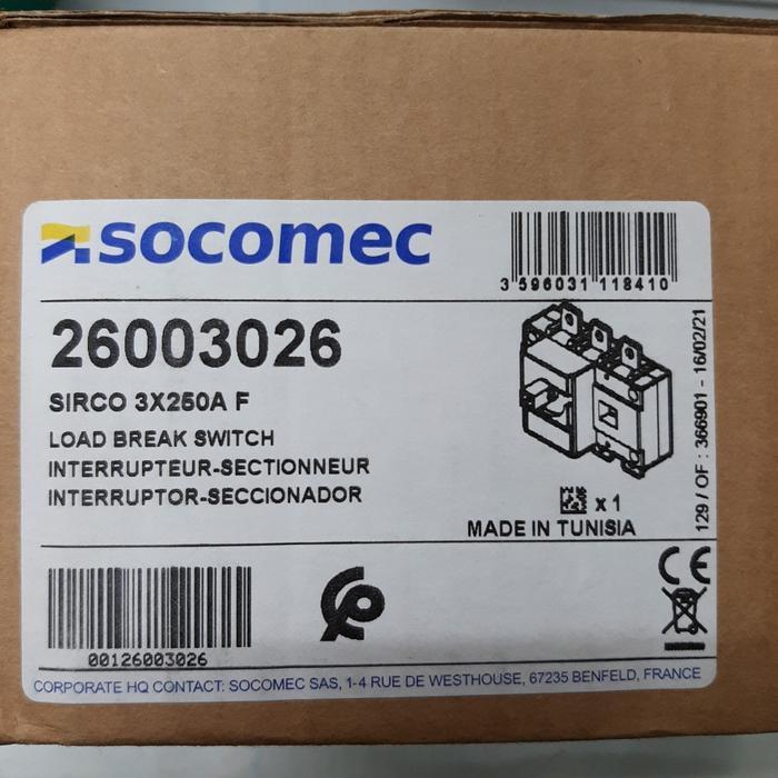26003026 socomec LBS 250a 3p