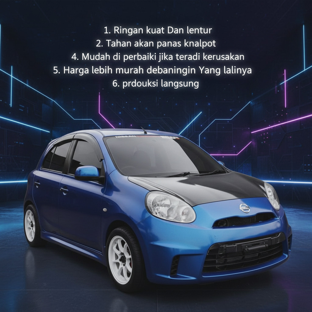 DISKON bemper nissan march autech body kit march autech bodykit march