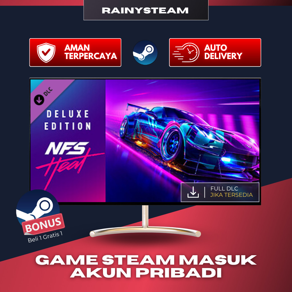 [BELI 1 GRATIS 1] Need for Speed: Heat Deluxe / AUTO DELIVERY / STEAM / Game PC / Games Computer / O