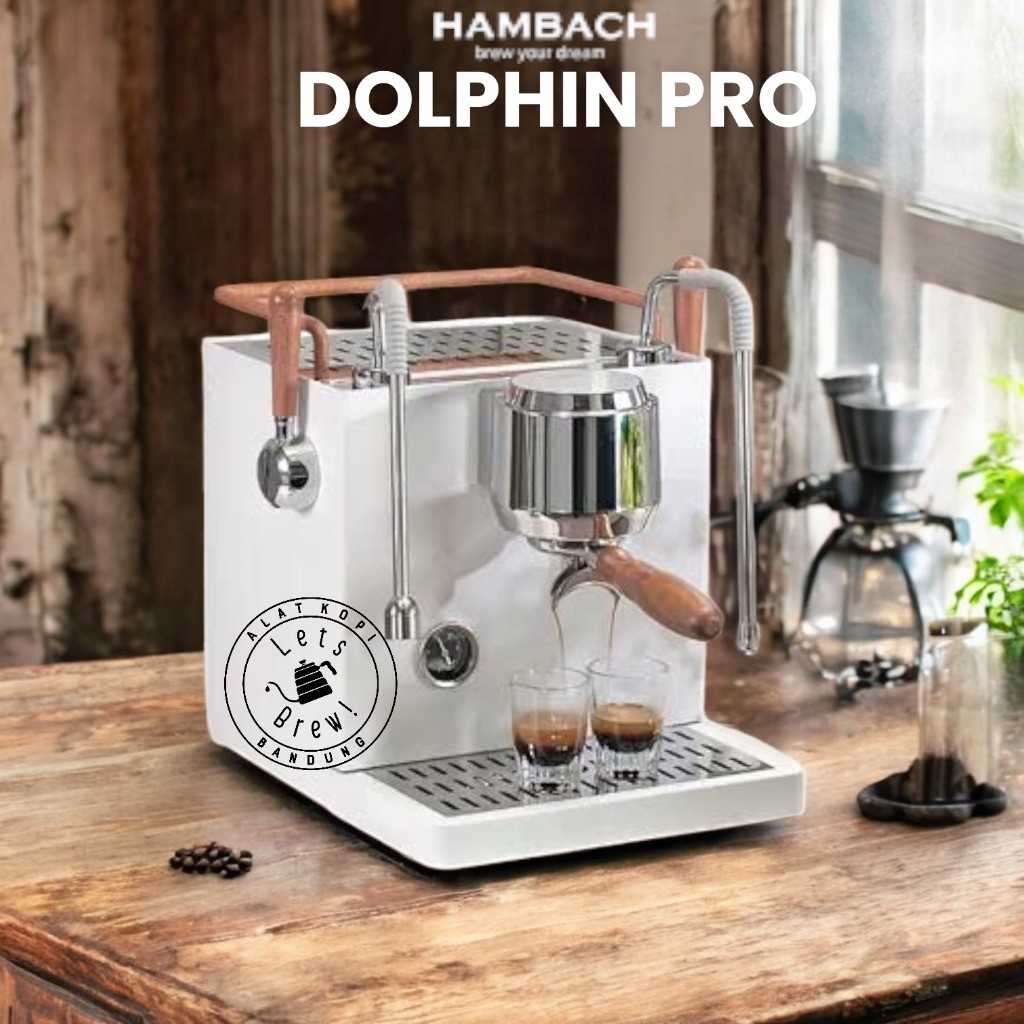 Hambach Mesin Kopi Espresso Dolphin Pro Vibration 1 Group PID / Hambach Espresso Machine 1GR