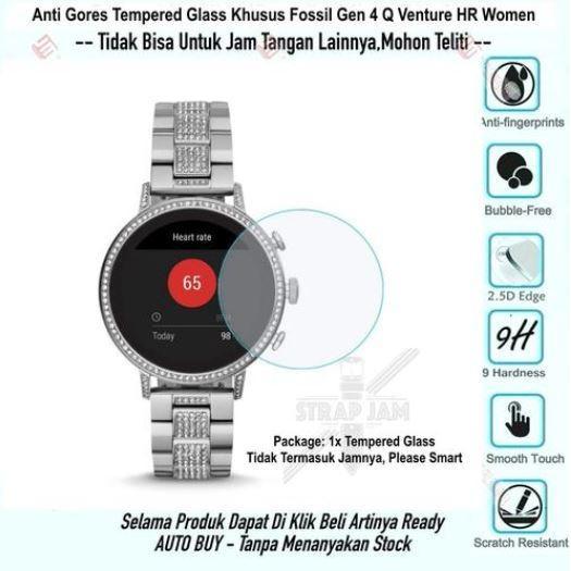 tempered glass untuk FOSSIL GEN 4 Q VENTURE HR TG anti gores jam tangan tempered glass pelindung lay