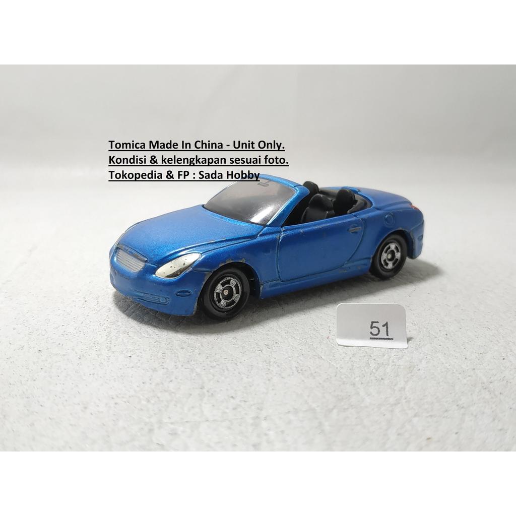 Tomy Tomica Expo Game Prize Toyota Soarer Cabriolet Biru China Loose