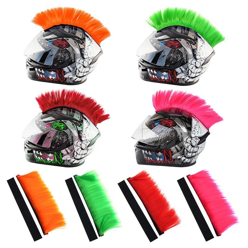 emical fiber helmet wig decoration Mohawk Mohawk dry wig Mohawk cockscomb head