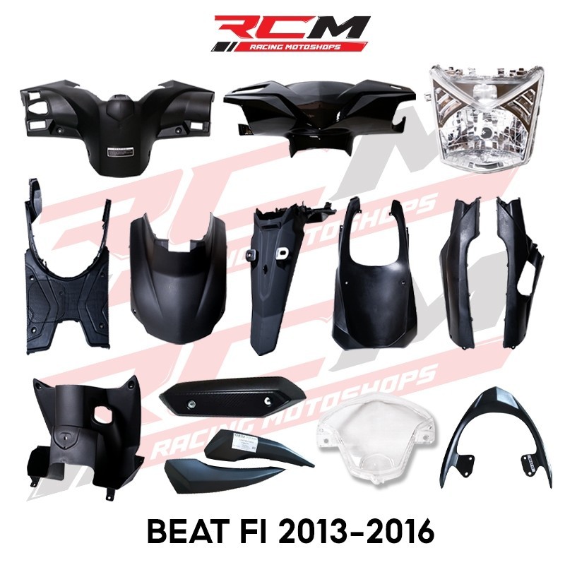 "Body kasar honda beat fi / beat fi 2013 2014 2015 / full body kasar beat fi paru batok dek kiri kan