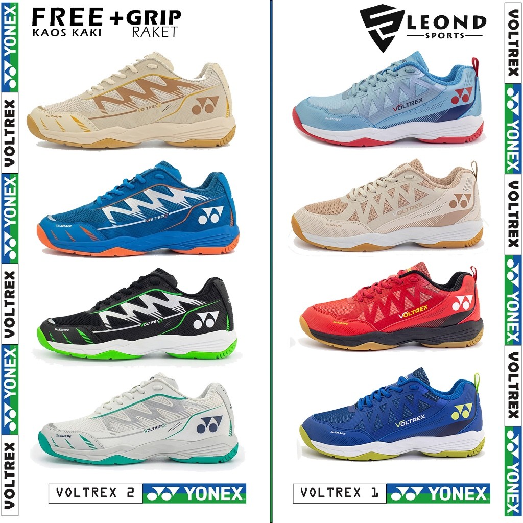 Sepatu Badminton Yonex Voltrex Series Terbaru Original Sepatu Bulu Tangkis Pria Wanita Yonex Voltrex