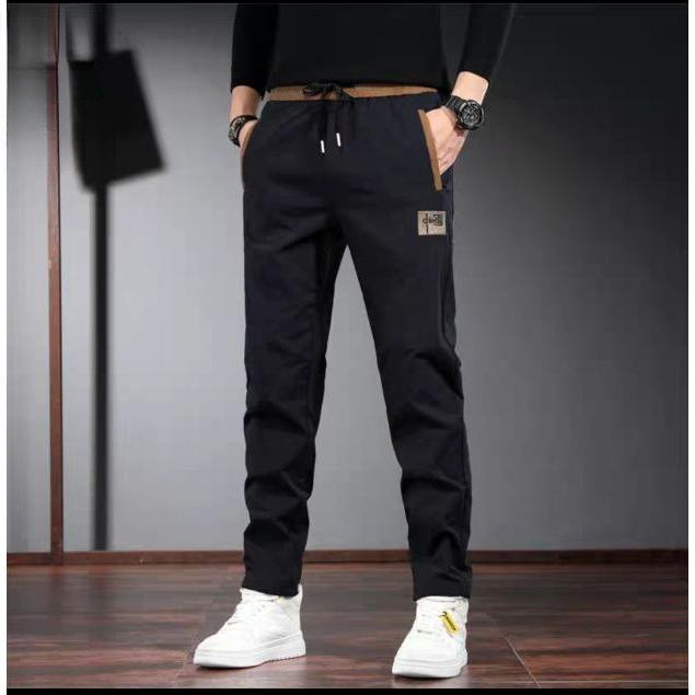 Loose-fitting ice silk casual pants for men