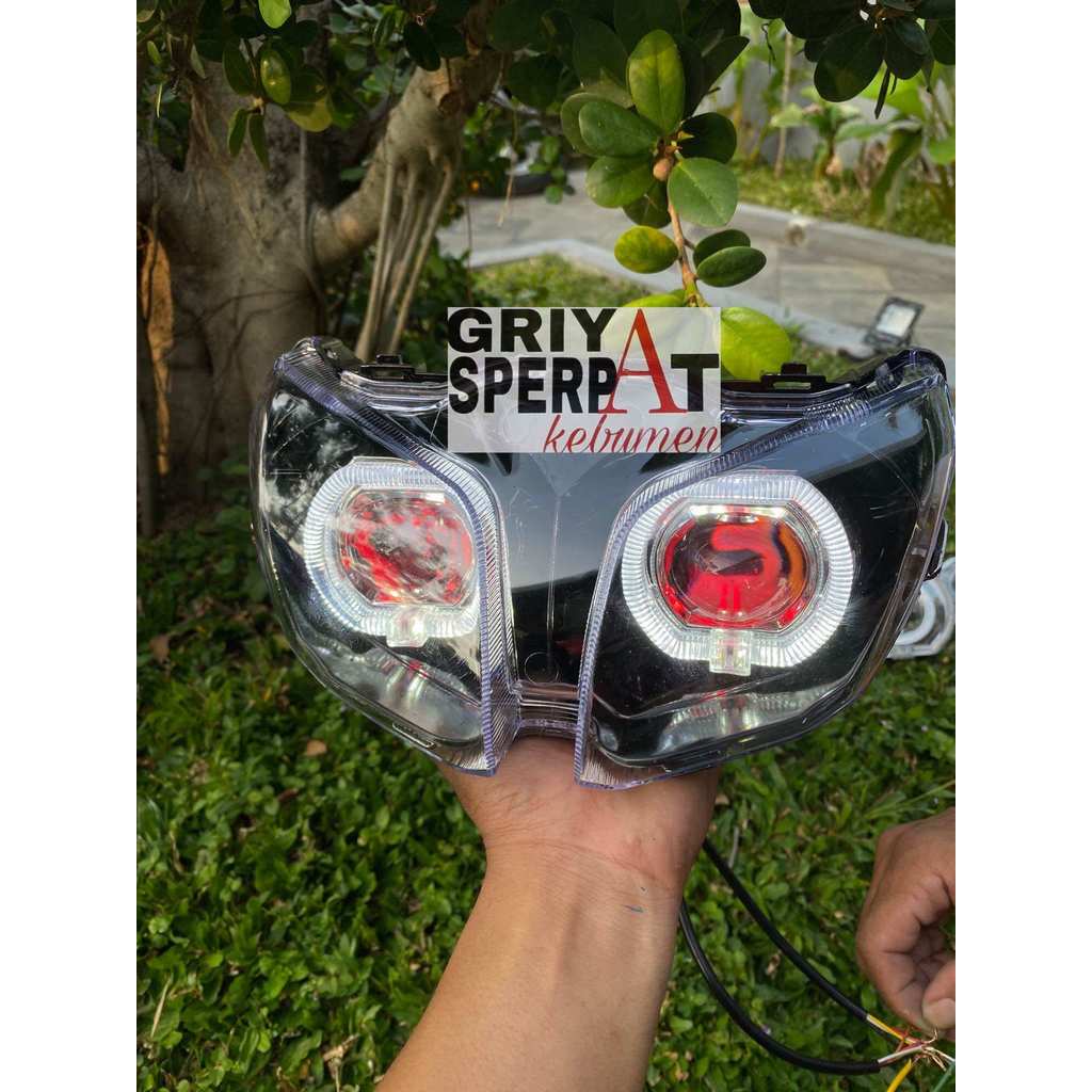 REFLEKTOR LAMPU DEPAN JUPITER Z ROBOT 2010 BILED MINI LED