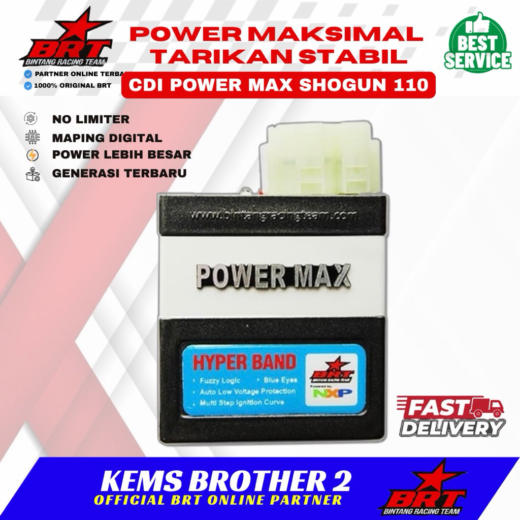 CDI BRT SHOGUN KEBO 110 HYPERBAND DAN DUALBAND ORIGINAL BRT