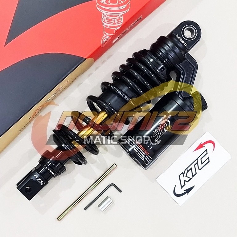 Shock KTC Extreme Black 300mm Shockbreaker Racing Mio Lexi Fino Fazzio