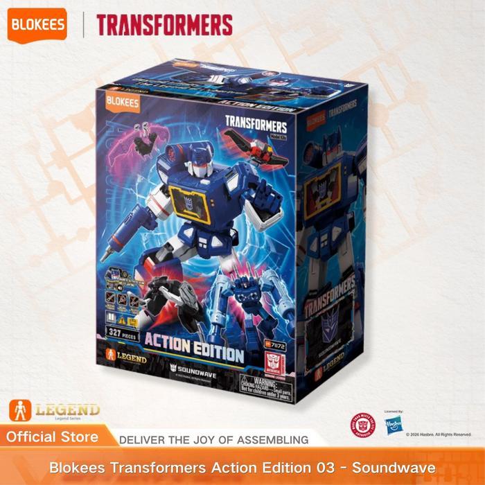 Blokees Transformers Action Edition 03  Soundwave AE03 Edisi Legendaris Soundwave 18.5CM - Soundwave