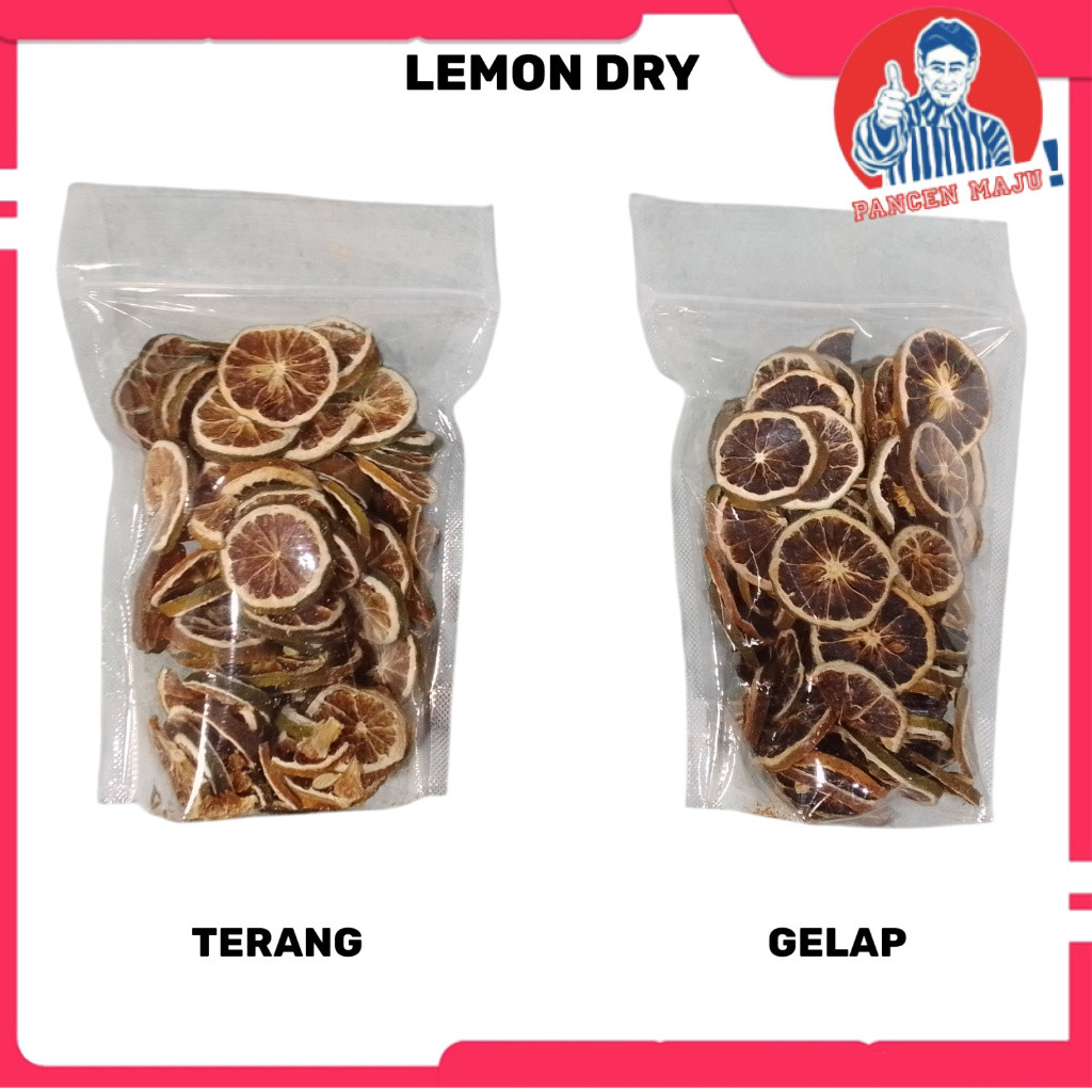 Lemon Dry / Dried Lemon / Lemon Kering iris Tipis 100 gr 100gram 100gr