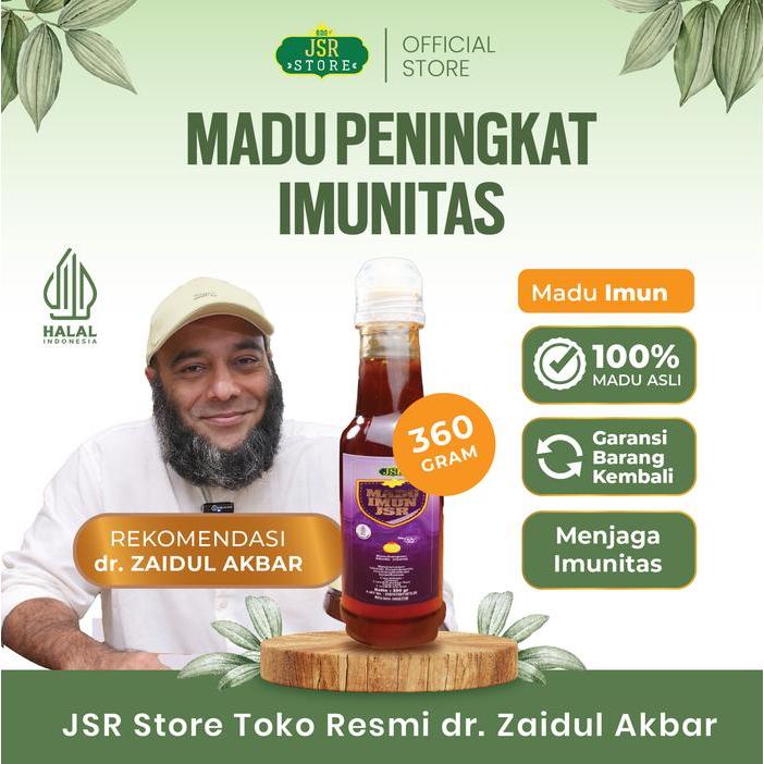 MADU IMUN JSR 350gr Madu Imunitas by dr Zaidul Akbar - Madu madu untuk kesehatan