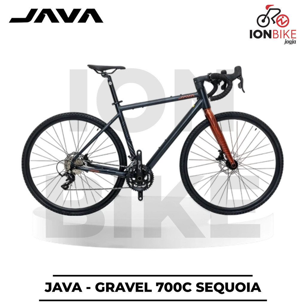 Sepeda Gravel 700c JAVA SEQUOIA 2x8 Speed HYDRAULIC Brifter Hydrolik Frame Alloy Ringan 700 c Gravel