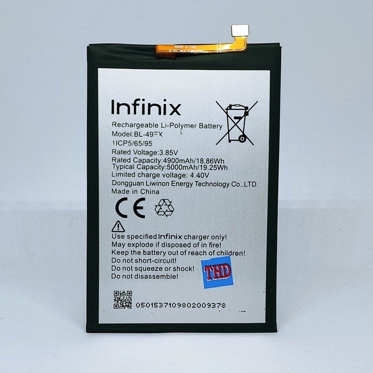 BATERAI BATRE INFINIX SMART 5 X657 BL49FX BL-49FX ORI
