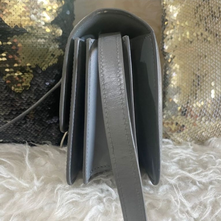Tas Preloved Celine Box Mini Grey Bag.