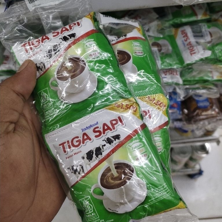 Susu Kental Manis Tiga Sapi Kemasan Sachet