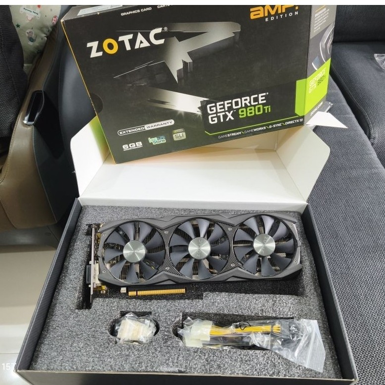 ZOTAC GTX 980Ti AMP Edition 6GB Mulus